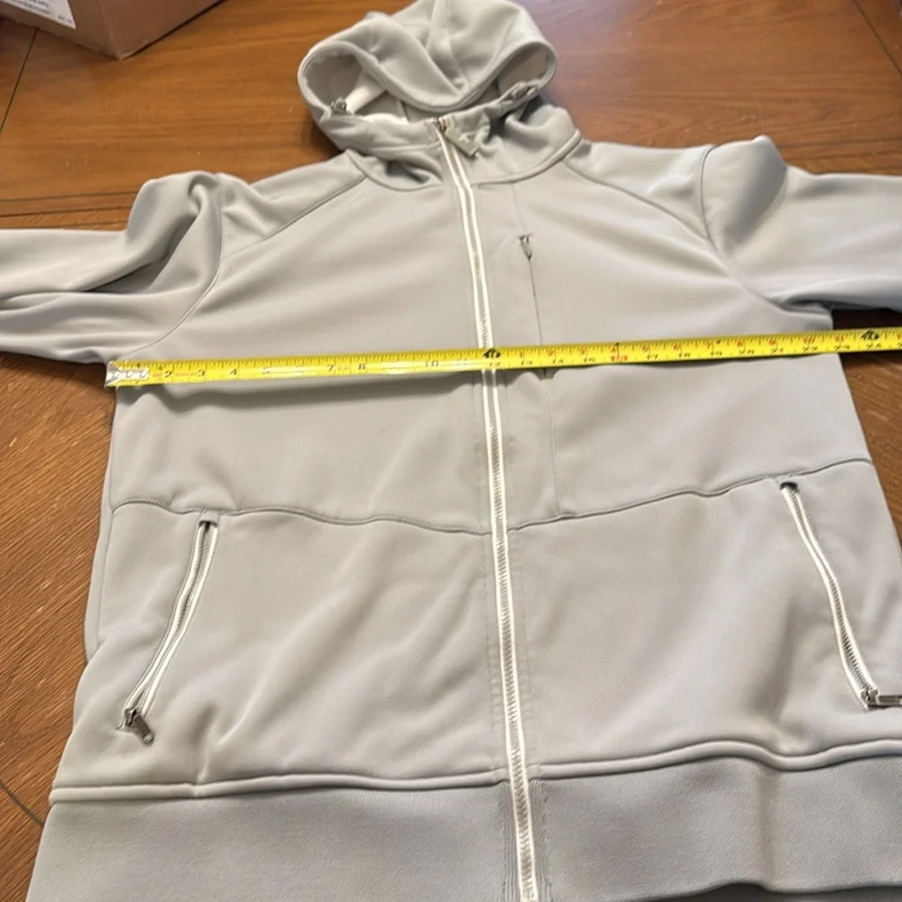 Sims Ultimate Equipment Full Zip Hoodie Jacket Size Large Fleece Lined Gray